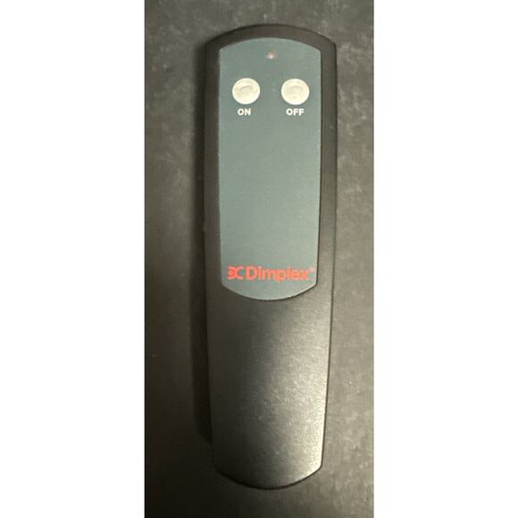 Dimplex 47-1010-T On Off Remote Control Electric Fireplace Black Tested 12J9 - Picture 1 of 4